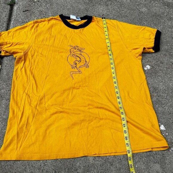 Yellow dragon y2k style top tee - Picture 3 of 3
